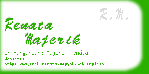 renata majerik business card